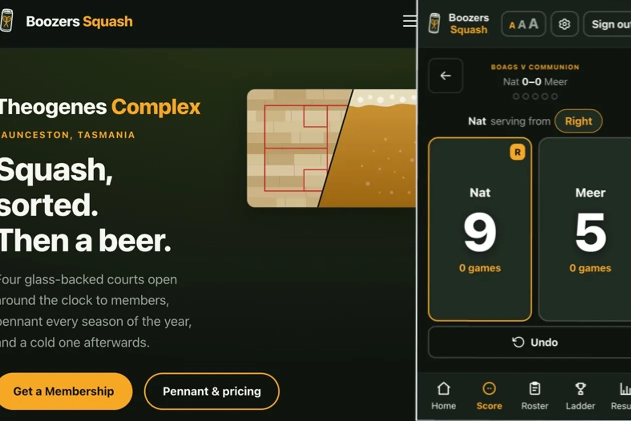 Screenshot of Boozers Squash