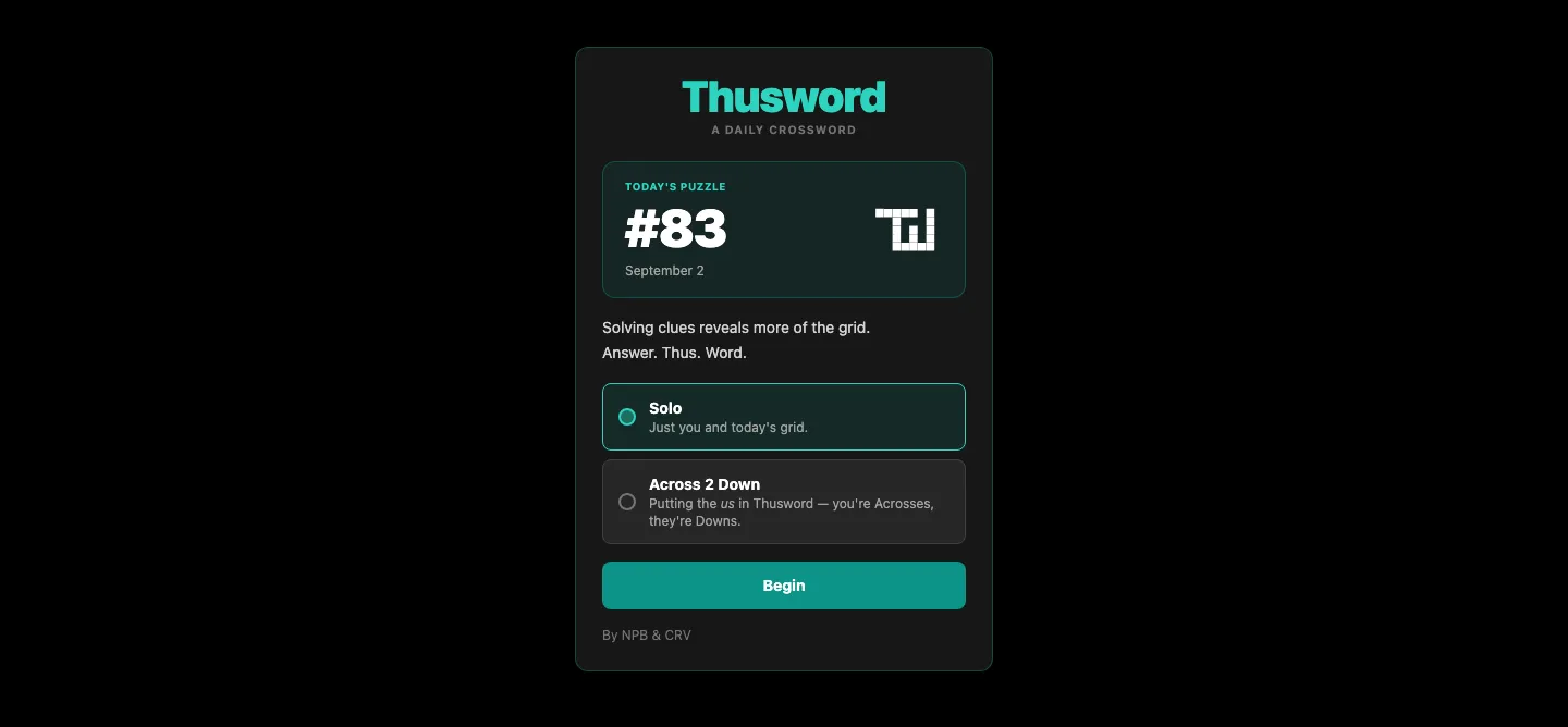 Screenshot of Thusword
